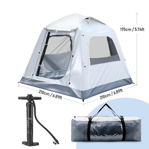 Tienda de Campaña Inflable Portátil Premium de Doble Capa, Aislada, Impermeable, con Diseño Elegante, Resistente a los Rayos UV para las Cuatro Estaciones, para Glamping - Product Image 1