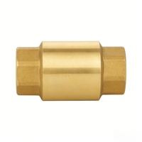 Válvula de Retención Gaobei de Cobre Unidireccional con Resorte para Control de Agua, Materiales de Fontanería de Alta Calidad, Latón Forjado Duradero de 1/2" a 2" con EPDM