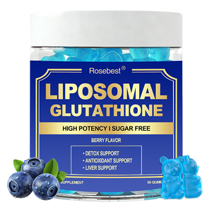 Integratore Antiossidante e Detox Epatico OEM a Marchio Privato, Gommose Liposomiali di L-Glutatione da 1100mg con Cardo Mariano, NAC e ALA - Product Image 1