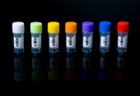 Vial Kriogenik Biobanking 1.0ml Ulir Luar, Kode Samping, Tutup Multi-warna, -196~121 ℃ Cetak Ganda, Steril, Bebas DNase/RNase