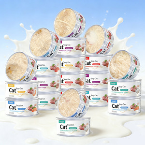 85G Vários sabores enlatados fresco molhado <span class=keywords><strong>Cat</strong></span> <span class=keywords><strong>Food</strong></span> <span class=keywords><strong>Cat</strong></span> Snacks e deleites para sopa carne Pet <span class=keywords><strong>Food</strong></span> - Product Image 1
