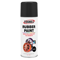 FIBSHIELD 450ML Peinture Caoutchouc Décollable Temporaire pour Jantes, Spray de Protection Personnalisable pour Jantes Automobiles