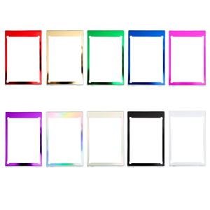 NOVISON Étui porte-cartes en PS de 30 mm d'épaisseur avec fermeture magnétique personnalisée, protection UV 35PT, pour cartes professionnelles, sportives, de collection et photo - Product Image 1
