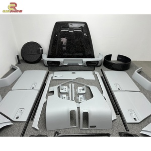 Kit de Carrocería de Fibra de Carbono Seca Semiforjada Estilo Mansori con Parachoques, Capó y Alerón para Mercedes Benz Clase G W464 G63 AMG G500 - Product Image 6