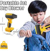 Mini souffleur à air comprimé Turbo Fan pour batterie Dewalt 20V Max, 130000 tr/min, souffleur portatif sans fil pour voiture, souffleur de feuilles