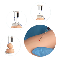Mannequin d'entraînement à la ponction veineuse pour nourrissons, modèle d'entraînement à l'injection IV pour bébés avec tête, bras et jambes pour l'enseignement des sciences médicales