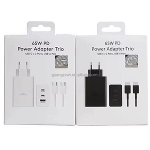 <span class=keywords><strong>Chargeur</strong></span> USB-C Super <span class=keywords><strong>Rapide</strong></span> Type C EU PD <span class=keywords><strong>65W</strong></span> Adaptateur <span class=keywords><strong>Secteur</strong></span> <span class=keywords><strong>Trio</strong></span> 3 Ports pour <span class=keywords><strong>Samsung</strong></span> S26 <span class=keywords><strong>Ultra</strong></span> EP-T6530 <span class=keywords><strong>Chargeur</strong></span> USB C <span class=keywords><strong>65W</strong></span> - Product Image 1