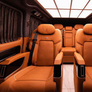 Silla Lumbar de cuero para asiento de coche, soporte Lumbar, personalizada, para modificación, monocolor, furgoneta, minibus, autocaravana - Product Image 1