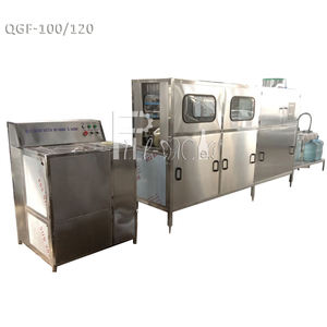 Línea de llenado de botellas de galón, incluye cepillo decapador, lavado de cuello, etiquetado e impresora, planta completa, 100BPH / 200BPH - Product Image 2