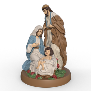 Figuras de Resina Personalizadas al por Mayor de la Sagrada Familia, Niño Jesús, María, Figuras de Natividad Navideñas de Poliresina, Figuras de Santos Católicos CPX0142 Relig - Product Image 5