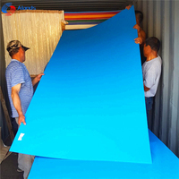 Feuille de plastique acrylique PMMA extrudée colorée 10 mm 1220x2440 mm pour boîte lumineuse extérieure et protection de fenêtre