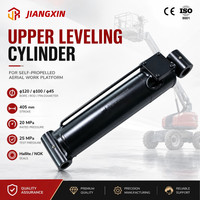 Jiangxin 100mm Çap 120mm Dış Çap 45mm Çubuk 405mm Stroklu Dayanıklı Çift Etkili CE Seviyeli Hidrolik Silindir 22MPa AWP için