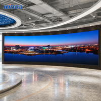 Panel Layar LED COB P0.9 P1.2 Kustom, Pitch Ultra Halus, Sambungan Tanpa Celah, Dinding Layar LED untuk Aula Pameran