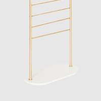 Hijabhouse Gold Hot Sale Hijab Stand Home Use Scarf Hanger 11 Layers Fabric Display Rack for Shawl Hijab Stand