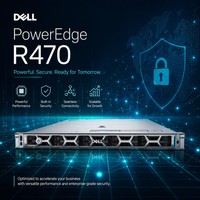 Serveur en rack Dell PowerEdge R470 1U, processeur Intel Xeon 6e génération 6710E 6766E, mémoire DDR5, serveur de calcul haute efficacité