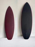 Planche de Surf Shortboard de Qualité Supérieure Entièrement en Fibre de Carbone, Aileron Future, Fibre de Verre Fini Mat, Résine Époxy Propre, Logo Résistant à l'Eau