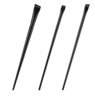 Pinceaux à sourcils et eye-liner très populaires, outils de maquillage haut de gamme, ultra fins, plats et biseautés, pinceaux plats pour eye-liner