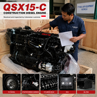 Motor Diésel Original Cummins QSX15-C de 15L y 6 Cilindros con Sistema Common Rail Electrónico de 2779 Nm ECM para Excavadora, Plataforma de Perforación y Bulldozer