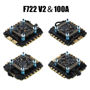 <span class=keywords><strong>Mamba</strong></span> V2 <span class=keywords><strong>F722</strong></span> <span class=keywords><strong>FC</strong></span> 100A 4-in-1กองโมดูลไฟฟ้า4-in-1ดีไซน์โลหะความร้อนต่ำฟรีสไตล์คอปเตอร์สี่ใบพัดอัปเกรดโดรน - Product Image 4