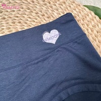 7811 #   Celana Dalam Wanita Model Boyshort High-Rise Bahan Spandex/Katun Anti-Bakteri Ramah Lingkungan Tanpa Jahitan Bernapas Cepat Kering untuk Pemakaian Sehari-hari