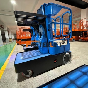 アンナ運転可能な高架作業プラットフォーム自己推進倉庫パッケージスタンドオン電気注文ピッカーリフト - Product Image 2