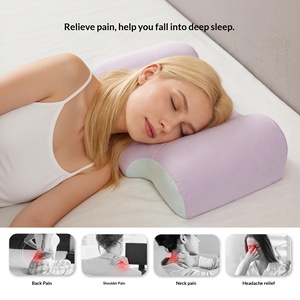 Nouvel Oreiller en Mousse à Mémoire de Forme à Rebond Lent, Respirant, Forme Papillon, Style Minimaliste, Soutien Robuste <span class=keywords><strong>pour</strong></span> Dormeurs sur le Dos et sur le Côté - Product Image 4