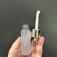 Tube de brillant à lèvres de forme ronde, mignon, finition mate, vide, tube de brillant à lèvres 2023 ml, gros pinceau, tube d'huile à lèvres, emballage cosmétique, Offre Spéciale 4.8