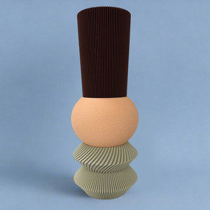 Jardinière hydroponique créative pour bureau, vase imprimé en 3D PLA FDM avec couleur et taille personnalisées pour la décoration de jardin intérieur/extérieur - Product Image 4
