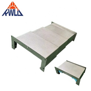 KWLID Cache soufflet télescopique en acier au carbone haute vitesse avec âme en acier inoxydable pour la protection des guides de machine de fraisage à <span class=keywords><strong>portique</strong></span> CNC - Product Image 5