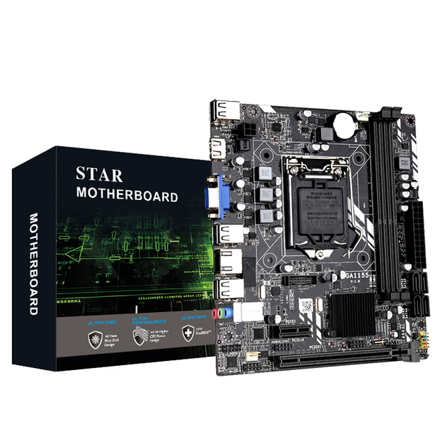 Manufactory Mobo Placa Maderboard H61 in Large Stock