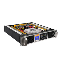 Amplificatore Audio Professionale RX48 a 4 Canali 4/8 Ohm 800W Classe H 2U per Uso Palcoscenico in Metallo Alluminio per Esterni Stereo di Alta Qualità