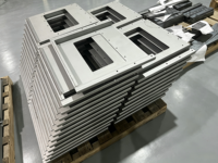 Support d'angle métallique sur mesure OEM, haute capacité de charge, usage industriel, fabrication de tôlerie par estampage et pliage, solution complète