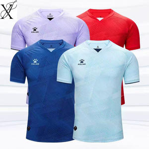 Camiseta de fútbol fresca y transpirable, ropa deportiva para adultos para competición al aire libre, camiseta de fútbol holgada de manga corta con cuello redondo - Product Image 1