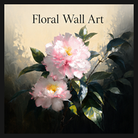 Impression murale florale pivoine rose et blanche, collection de motifs botaniques pour salon, chambre, hôtel, intérieurs élégants