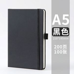 Wholesale High Quality Business Office Lined Personalized Printing PP PU Leather Custom A5 Hardcover Journal Notebooks with Logo - Product Image 2