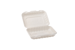 Contenedores de comida con bisagras tipo clamshell de 9x5 pulgadas para llevar, ideales para almuerzos, postres y hot dogs, ¡los más vendidos! - Product Image 3