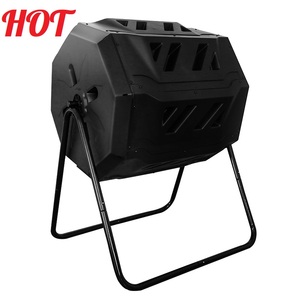 Plastic 37 Gallon Compost Bin For Garden 160L Tumbling Fertilizer Compost Outdoor High Quality