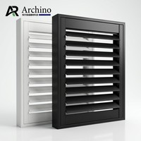 Volet vertical moderne de luxe en alliage d'aluminium pour usage résidentiel et hôtelier
