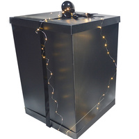 Boîte cadeau surdimensionnée pour fête d'anniversaire, boîte à cadeau surdimensionnée, avec contours de ballon, haut de gamme, nouveauté