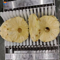 Handmatige ananasringen-snijder, ananassnijmachine voor kleine fruitbedrijven