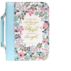 Muestra Gratuita, Precio de Fábrica, Funda de Cuero PU Personalizada al por Mayor, Estuche para Libros, Bolsa para Biblia con Arte Cristiano, Regalo - Product Image 1