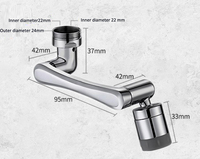 Robinet de bassin 1080 degrés robinet de montée et de chute avec buse anti-éclaboussures visage de toilette brossage des dents fabricant en Chine