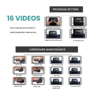 06 시리즈 야외 가정용 연수기 밸브 헤드 전기 자동 하향 유량계 제어 - Product Image 5