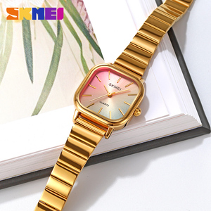 Hot selling Minimalist Style Ladies Watch <b>Square</b> Small Dial 3ATM Waterproof Japan Movement Stainless Steel Women Quartz Watch - Product Image 4