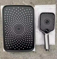 Nouvel ensemble de douche moderne en ABS avec douchette à effet pluie pour salles de bain d'hôtel