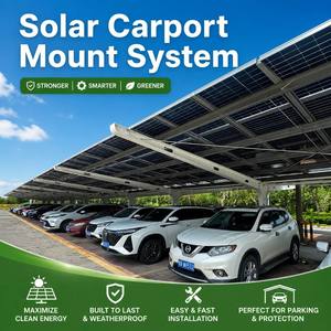 Sistema de Montaje para Carport Solar, Instalación Sencilla en Sitio, No Requiere Soldadura ni Corte en el Lugar - Product Image 5