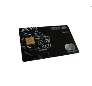 Cartão de Visita de Cartão de Presente de Banda Magnética de Crédito de PVC inteligente Chip de Conta de Banco de Plástico