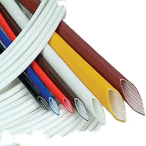 resistance to twisting Silicone fiberglass sleeve expandable sleeving