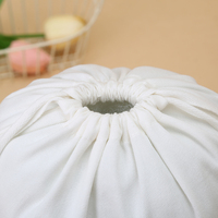 Sac à cordon en coton personnalisé, sac de rangement anti-poussière pour sports de plein air, recyclable, avec logo imprimé, vente en gros, MOQ 200 pièces, directement de l'usine