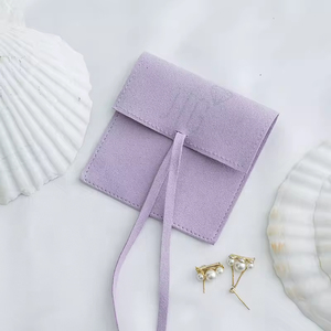 High Quality Custom Kraft Paper Pouches Dust Packaging Bags <b>Envelope</b> Flap Jewelry Sliding Boxes <b>White</b> Custom Logo - Product Image 4
